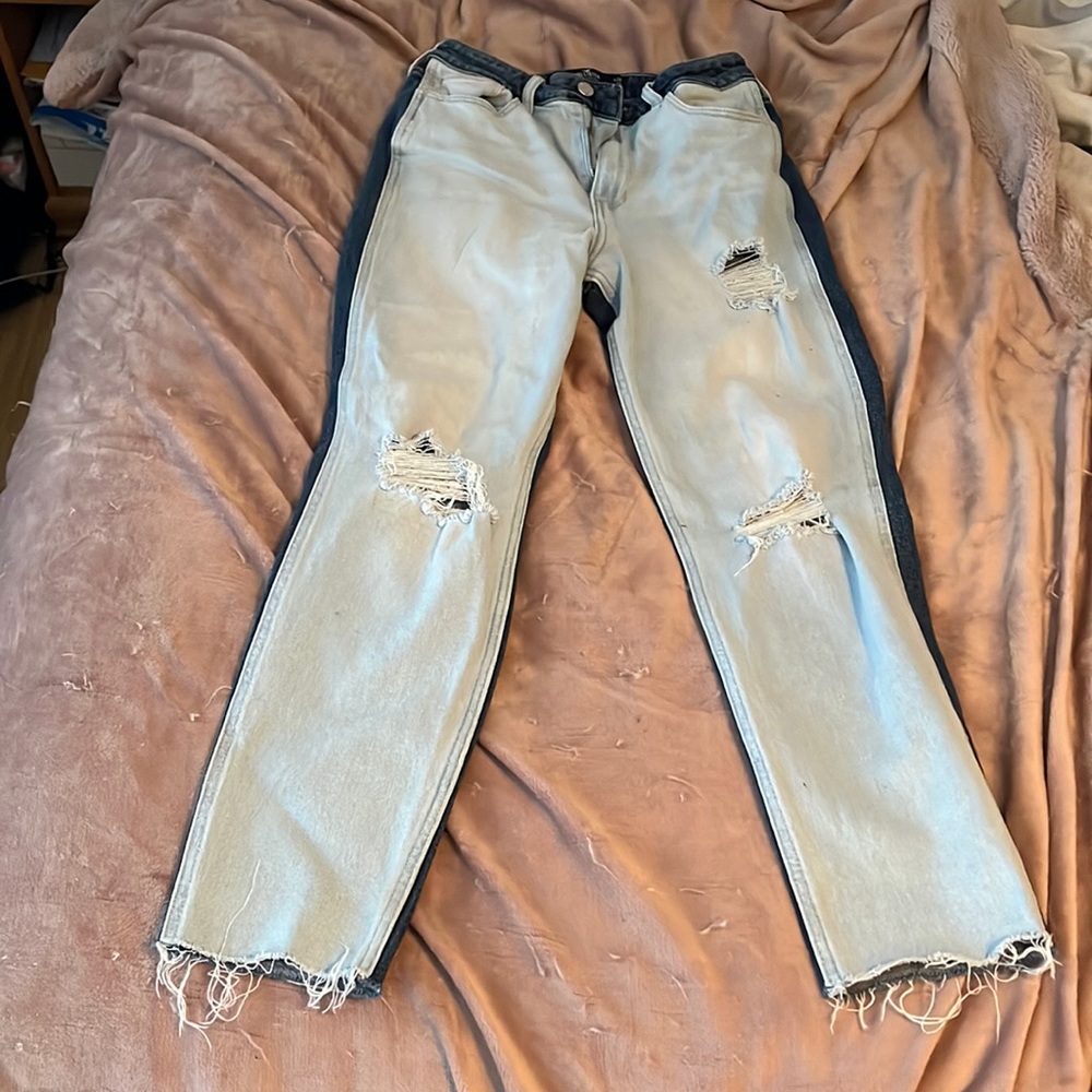 Hollister two toned mom jeans